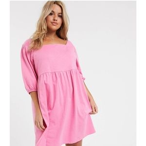 Asos Smock Dress in Pink